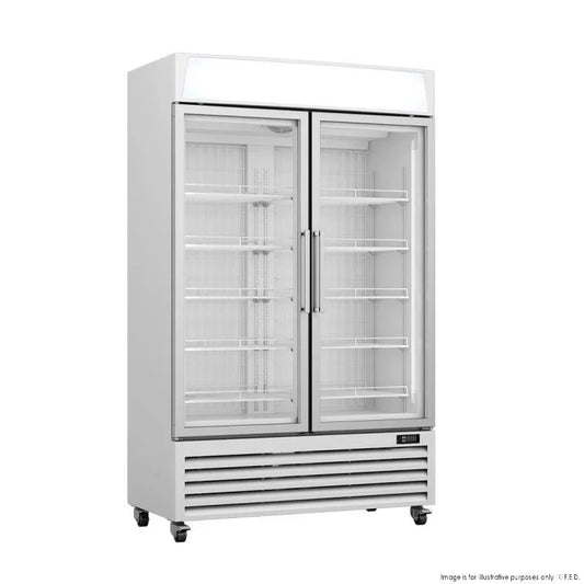 Thermaster Upright Double Glass Door Freezer LG-800PF: The Ultimate Commercial Freezer for Your Business