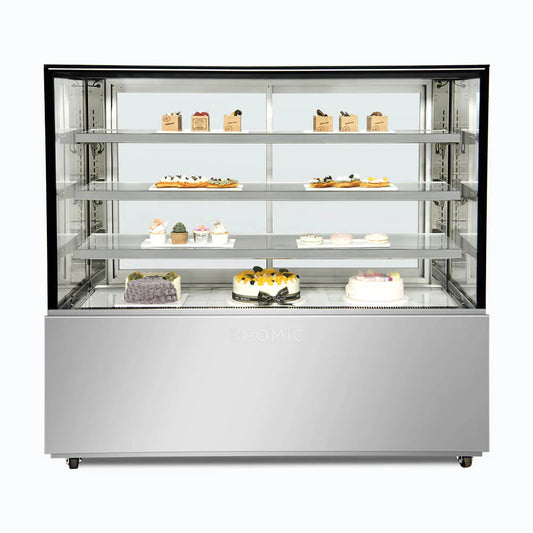 Enhance Your Bakery Display with the 1500mm 4-Tier Cake Display Case