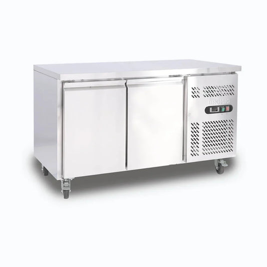 Maximize Your Kitchen Efficiency with the Under Bench Fridge 282L – 2 Doors Stainless Steel