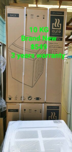 Euro 10kg Top Load Washing Machine