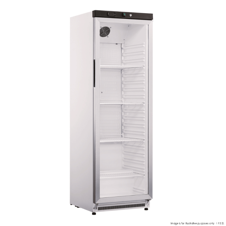 Commercial Upright Glass Door Fridge_350L
