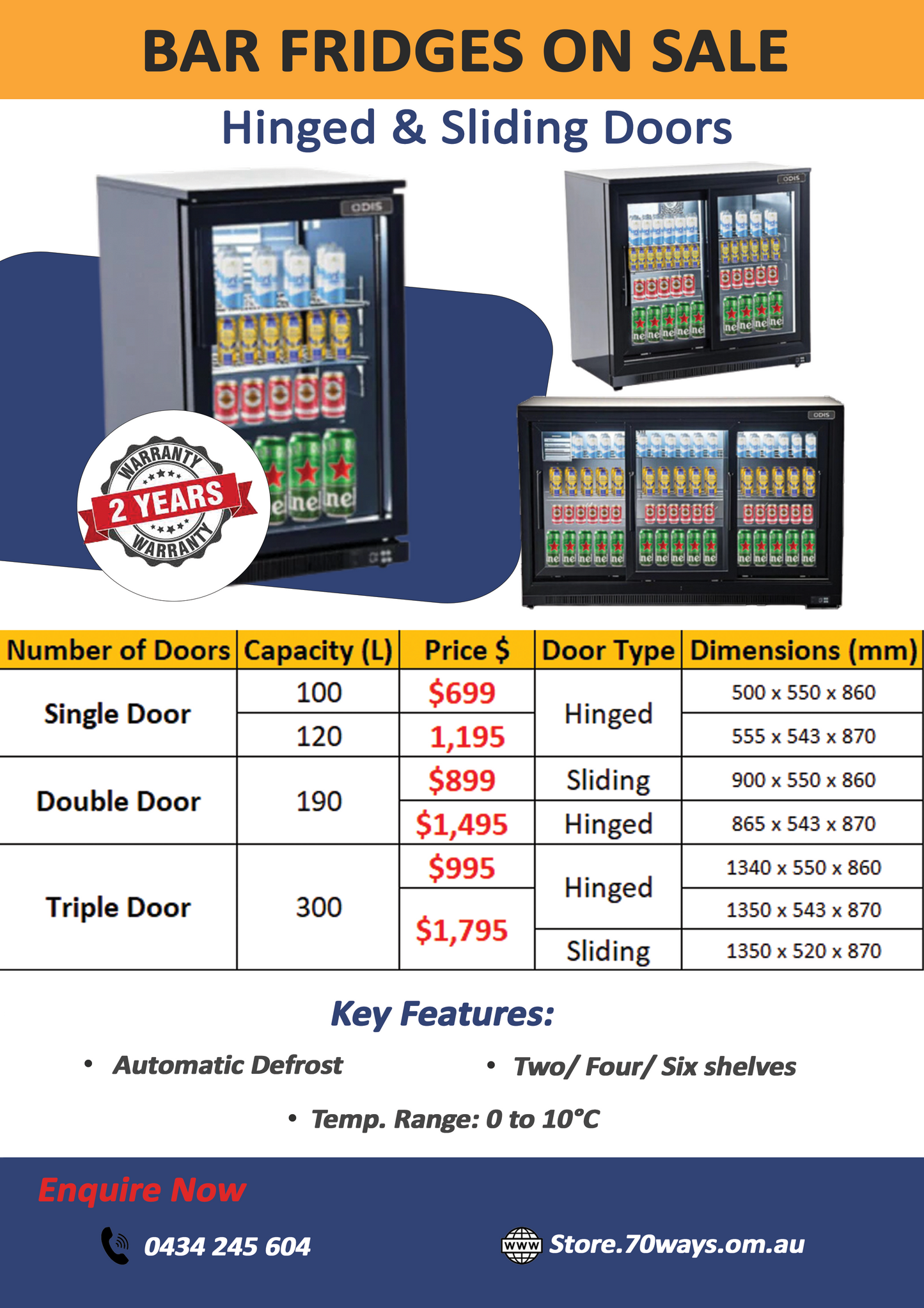 Bar Fridges on Sale