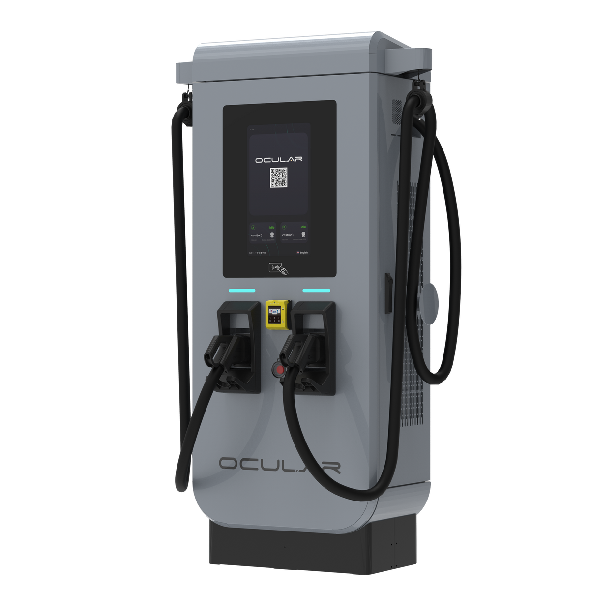Ocular IQ Dual Port Tower V2 | 2 x 22kW | Socket