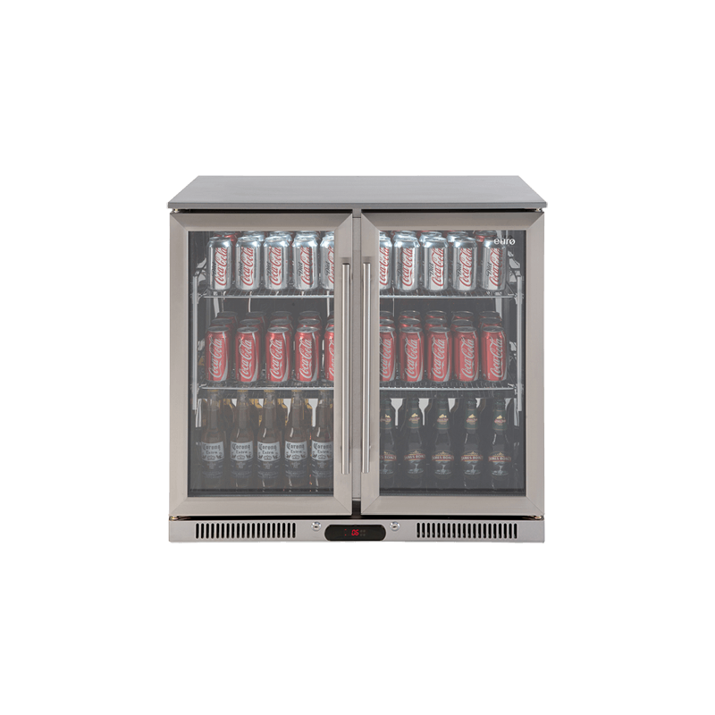 EA900WFSX2 – 208L Double Door Stainless Steel Beverage Cooler