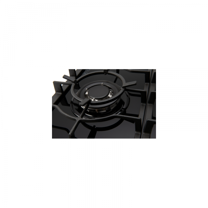 ECT900GBK – 90cm Gas on Glass Cooktop