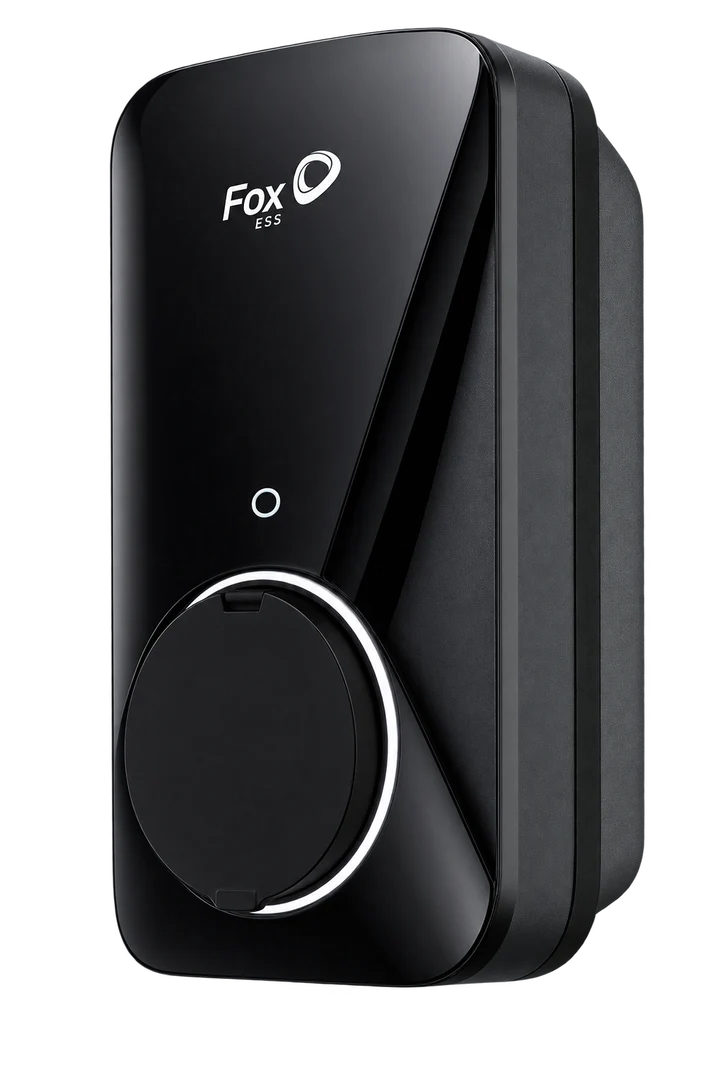FOXESS EV Charger A Series White 22kW Plug 6m Cables 3Phase w/Bluetooth+RFID+WIFI+OCPP 1.6+LAN