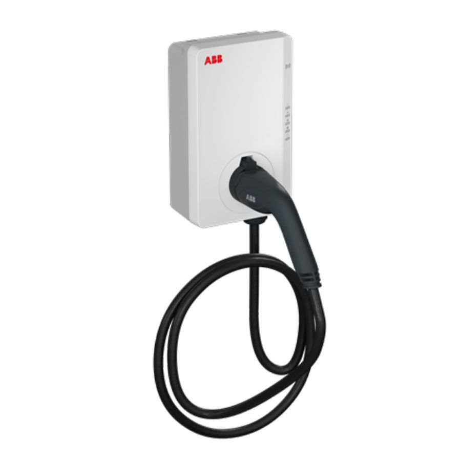 IPD EV Charger Terra AC Wallbox with RFID + 4G 22kW 32A 415V 3 Phase 5m Cable Type 2 Wi-Fi Bluetooth RS485 4G