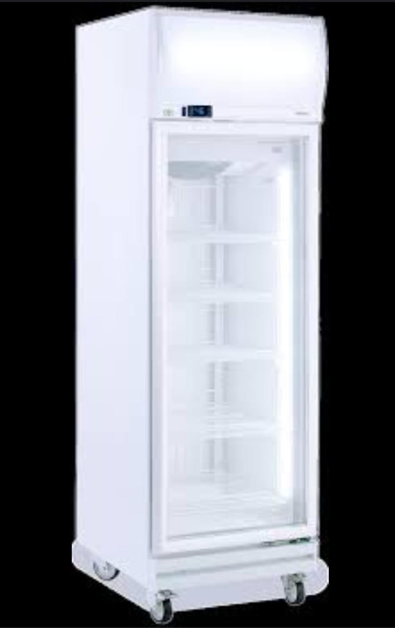 Bromic Upright Display Freezer – 444L – 1 Door – Flat Glass – Lightbox-Temp. Range: +2°C to +8°C