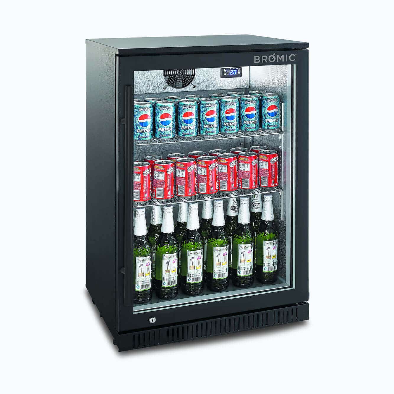 Back Bar Fridge – 118L – 1 Door – Hinged