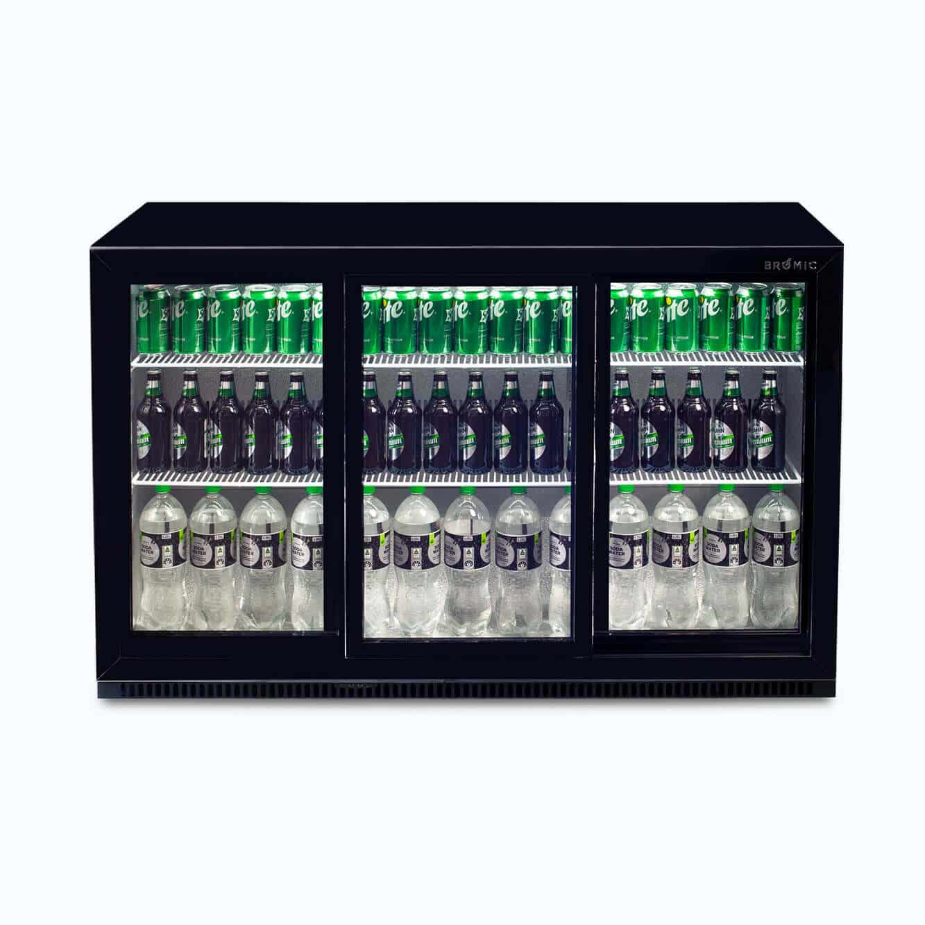 Back Bar Fridge – 307L – 3 Doors – Sliding(BB0330GD-NR)