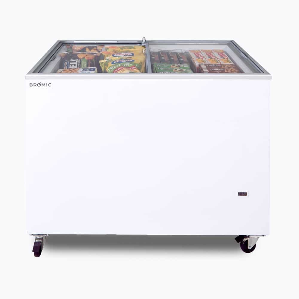 Display Chest Freezer – 296L – Flat Glass Top