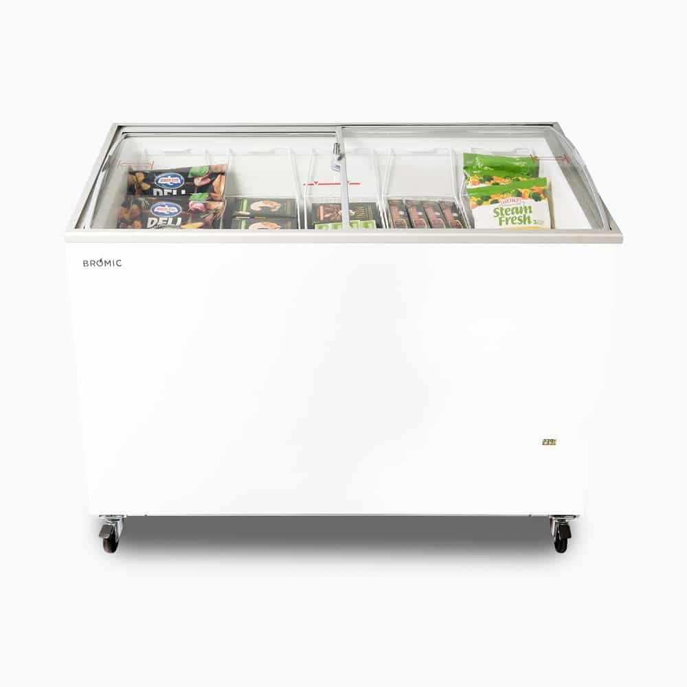 Display Chest Freezer – 352L – Curved Glass Top