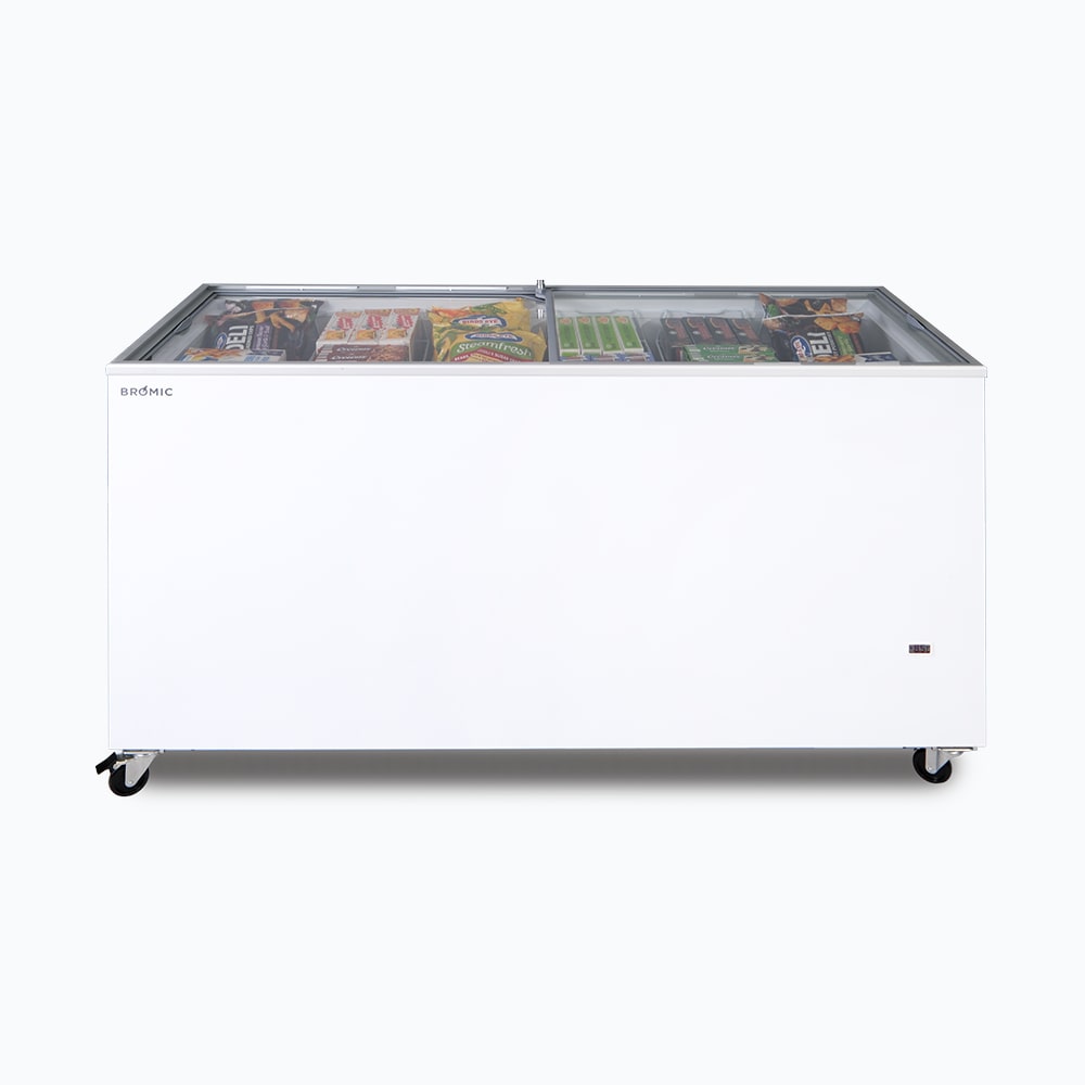 Display Chest Freezer – 491L – Flat Glass Top