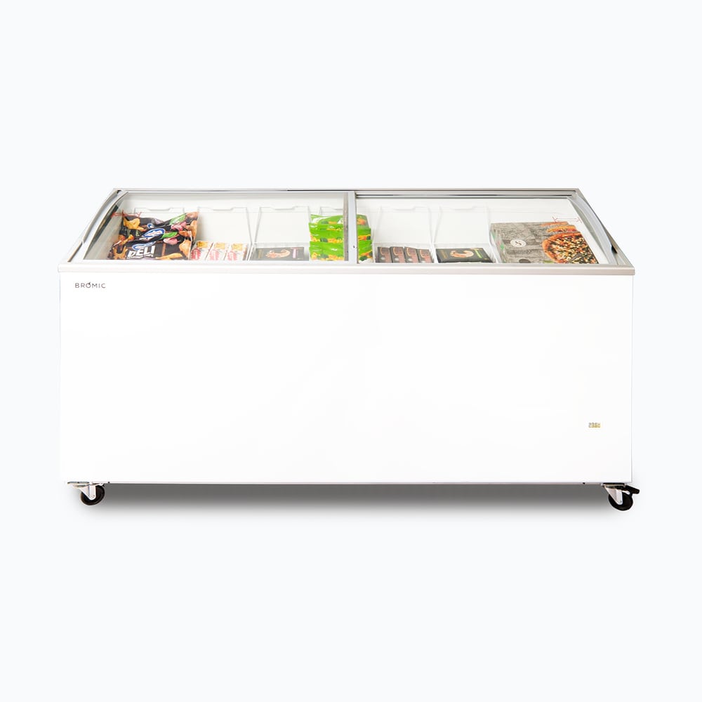 Display Chest Freezer – 555L – Curved Glass Top