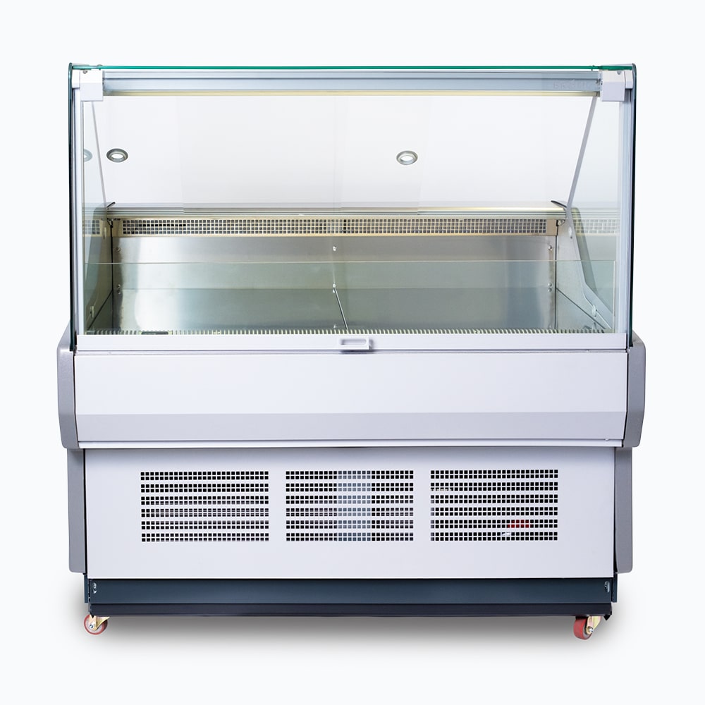 Square Glass Deli Display – 1330mm