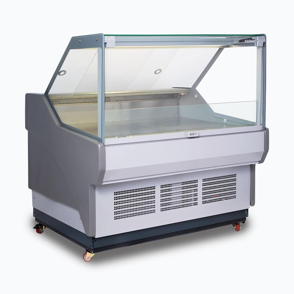 Square Glass Deli Display – 1330mm