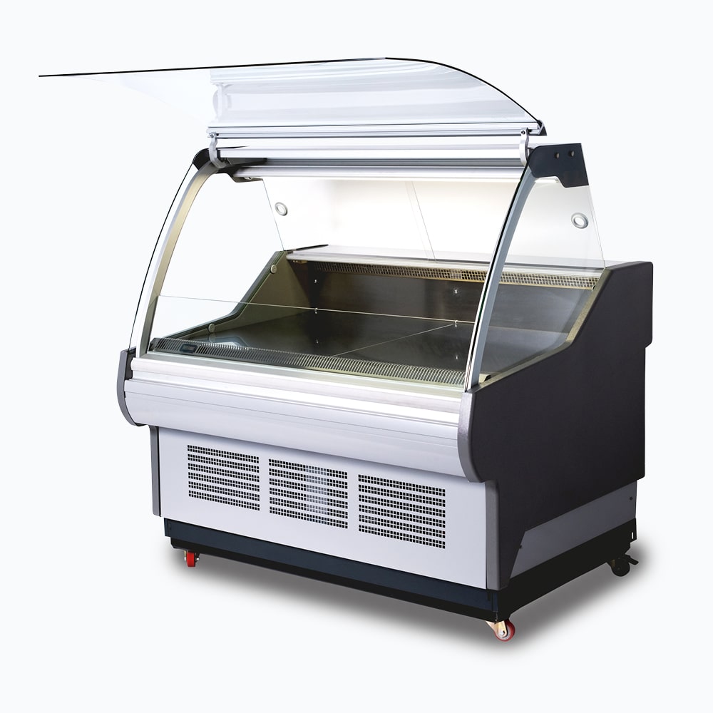 Square Glass Deli Display – 1955mm