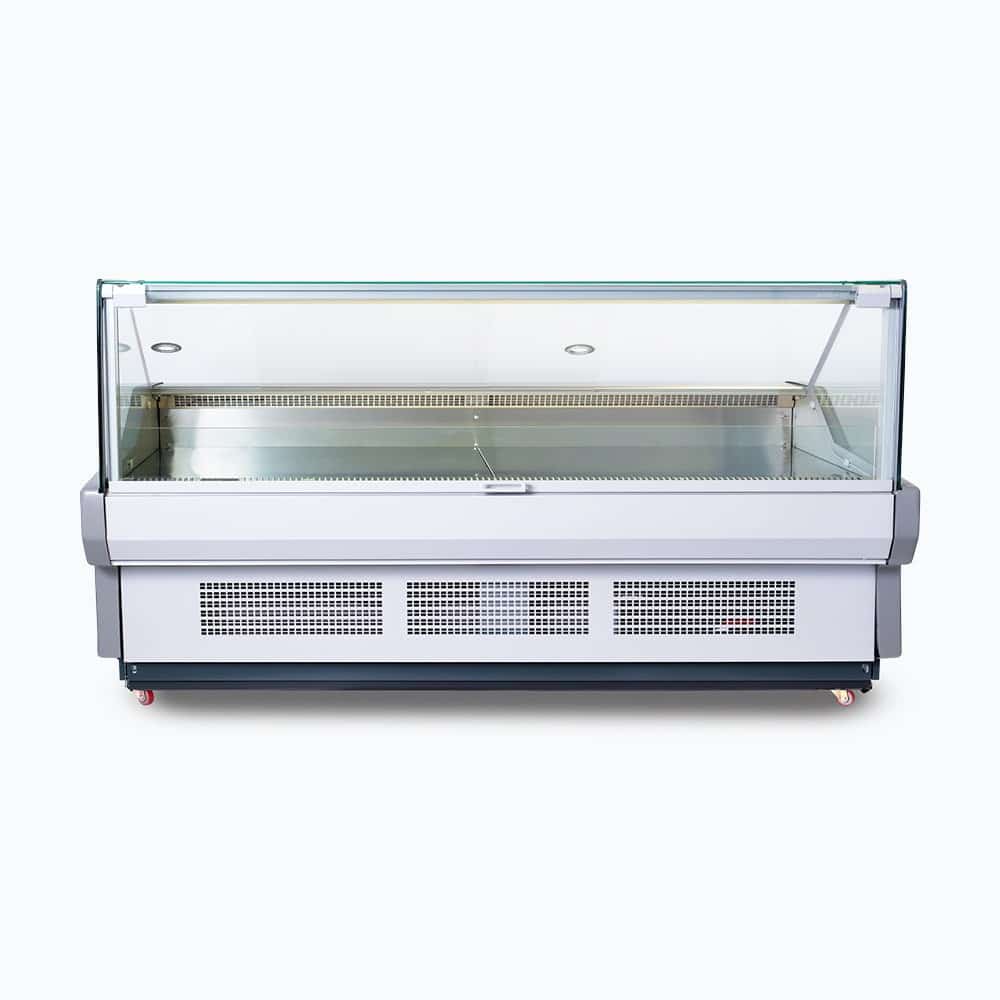 Square Glass Deli Display – 2580mm