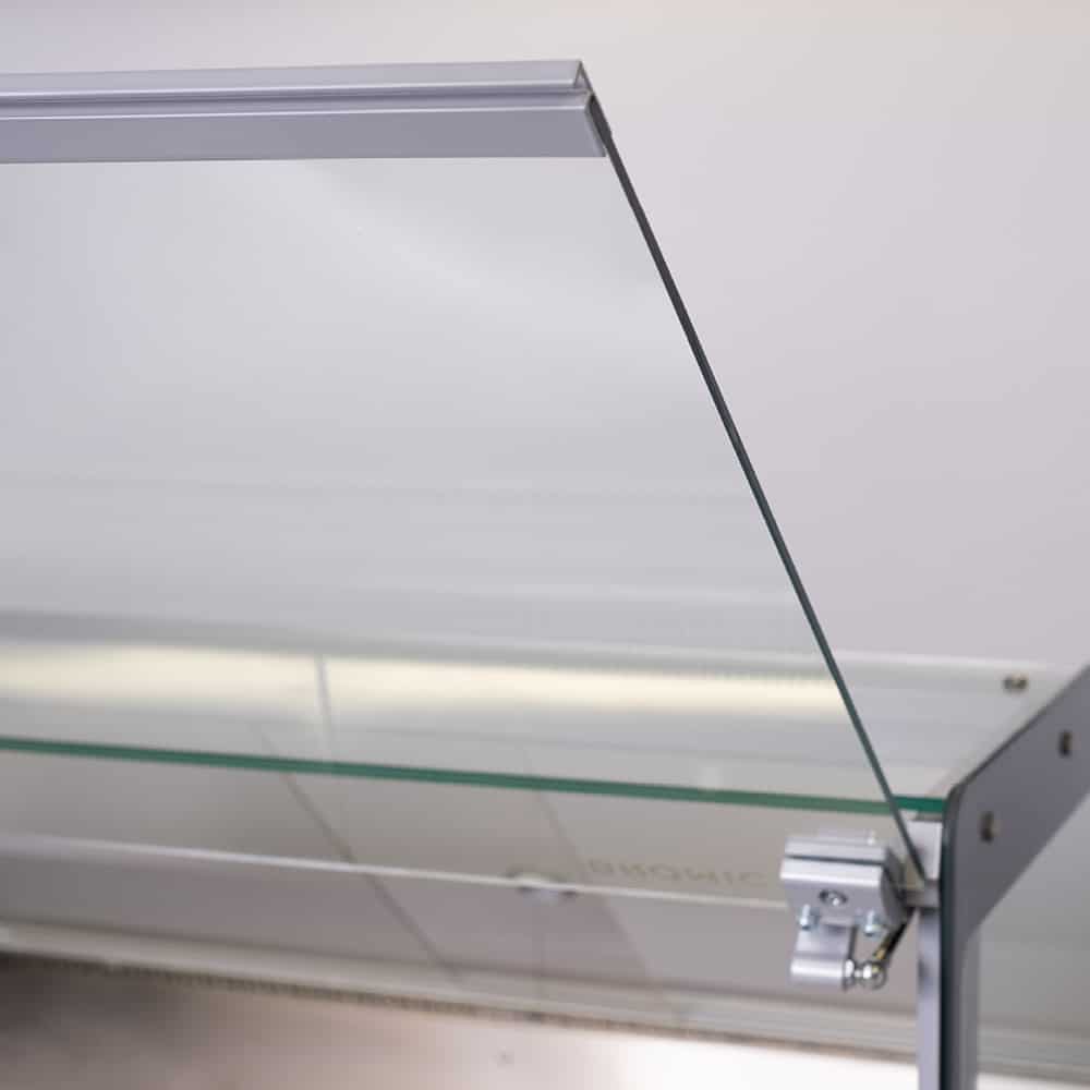 Square Glass Deli Display – 2580mm