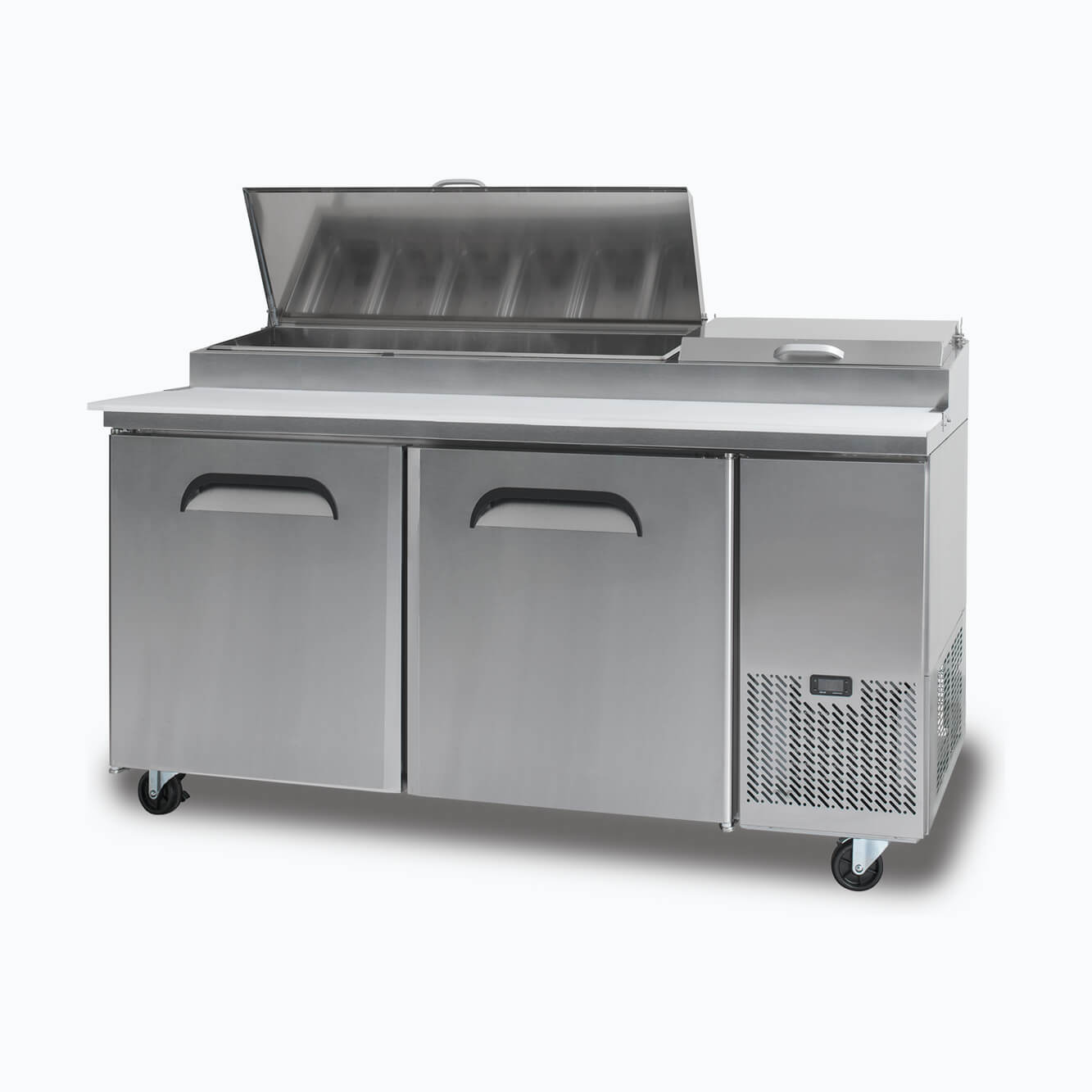 Pizza Prep Fridge – 2 Doors – 1702mm – 9 Pans