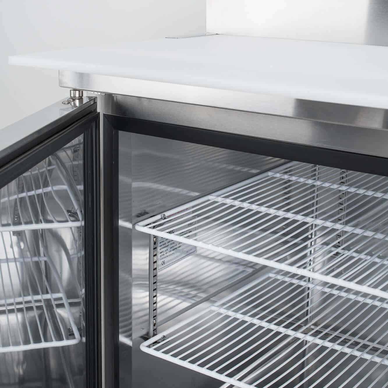 Pizza Prep Fridge – 3 Doors – 2370mm – 12 Pans