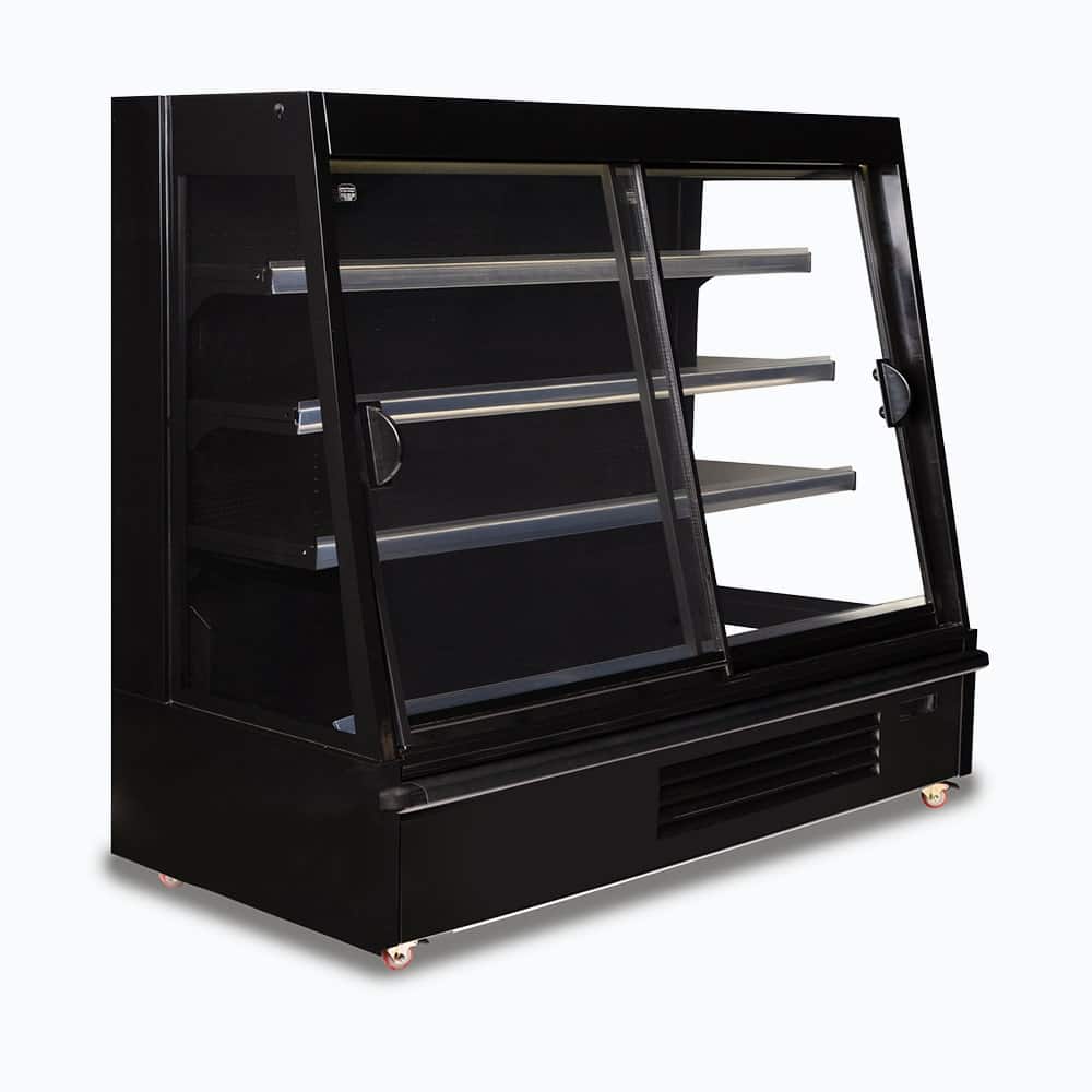 Semi Vertical Display Fridge - 1875mm - 2 Doors - Sliding (SVM1875SD-NR)