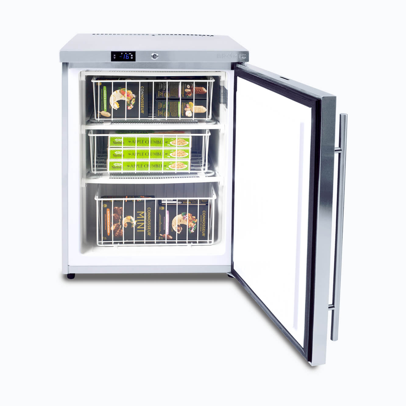 Under Bench Freezer – 115L – 1 Door – Stainless Steel
