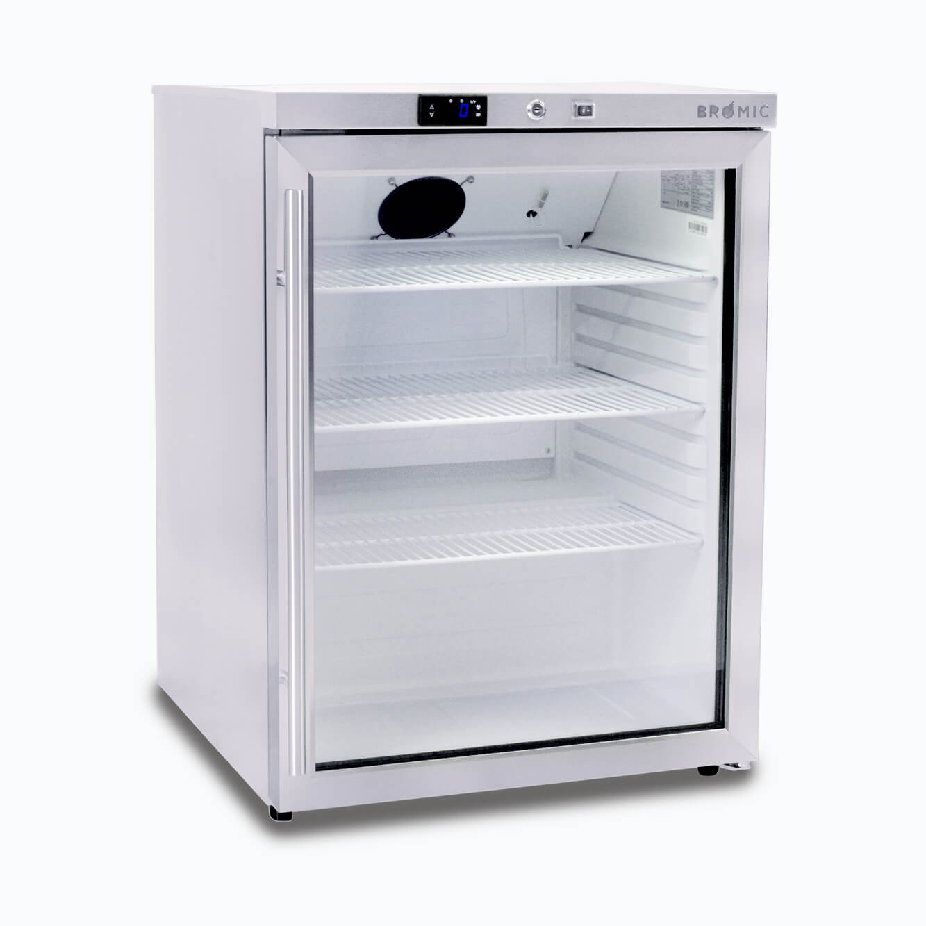 Under Bench Display Fridge – 138L – 1 Door – Glass