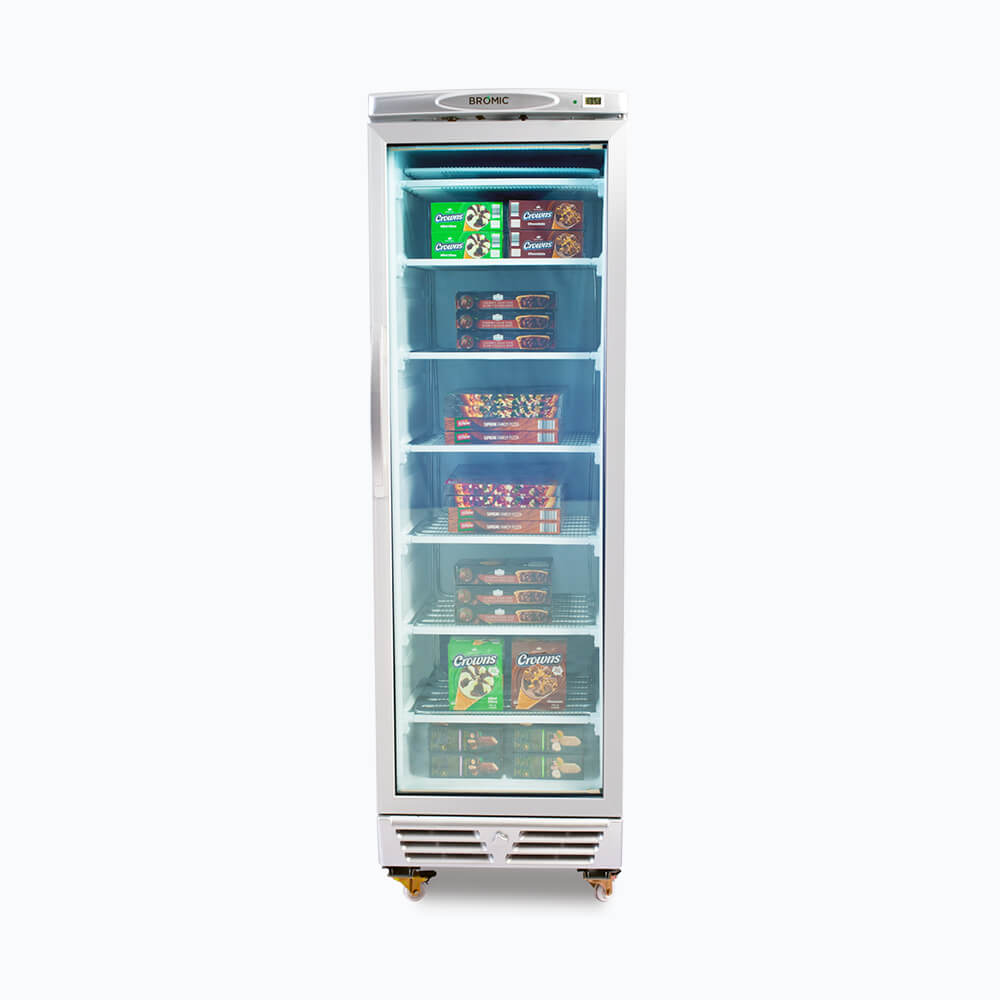 Upright Display Freezer - 300L - 1 Door - Flat Glass (UF0374S-NR )