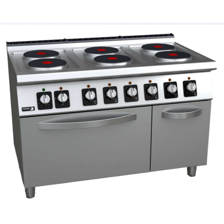 6 Commercial Burner with Oven (Gas & Electric)