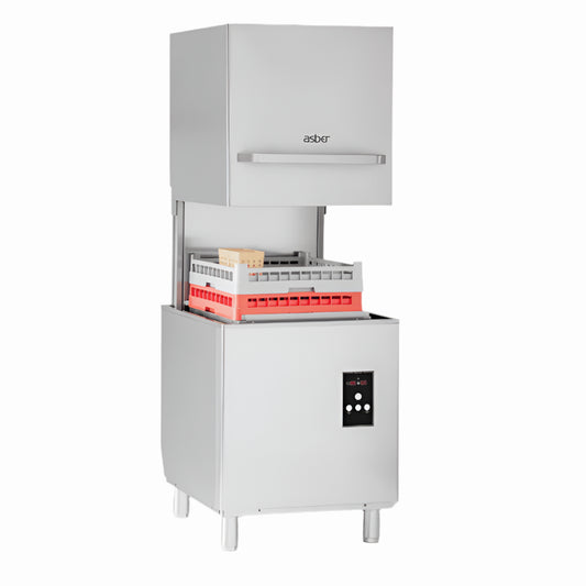 Asber Tech Line Pass-through Hood Type Dishwasher - GE-H500DD