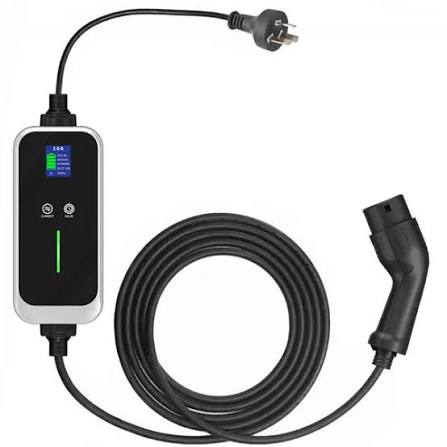 Mini Portable Type 2 EV Charger | 10 Amp Plug | 10 Metre