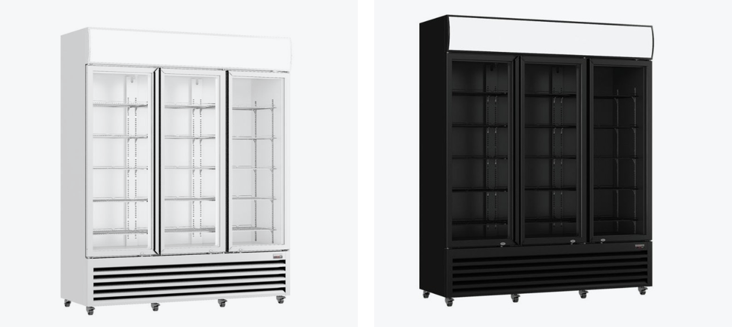 Thermaster Three Glass Door Colourbond Commercial Display Chiller/ Fridge – Model LG-1203P