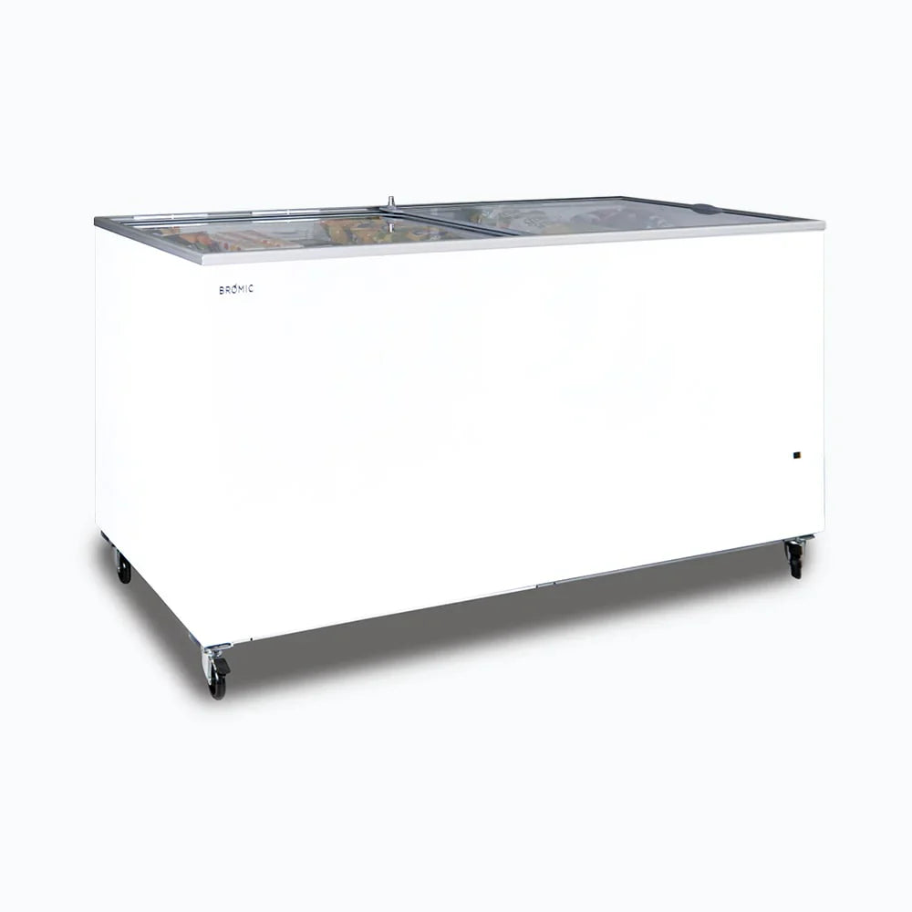 Maximize Your Storage with the 670L Display Chest Freezer – Flat Glass Top