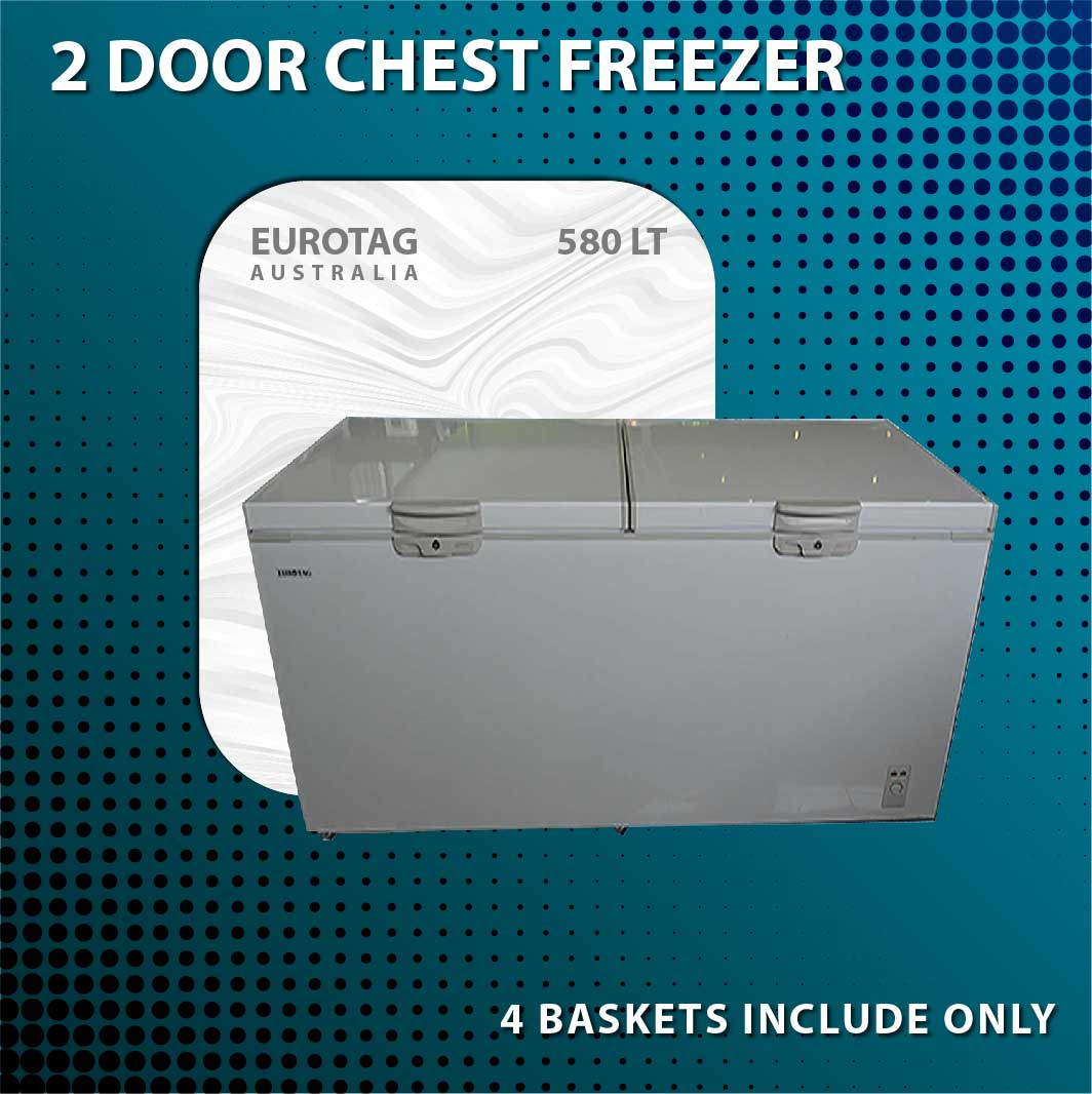 EUROTAG 580LT Commercial With Lock Chest Freezer