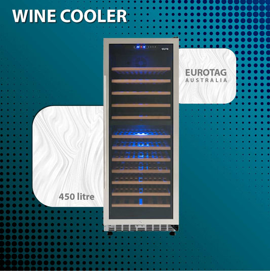 EUROTAG 450 LT Touch Screen LED Low Energy WINE COOLER FRIDGE