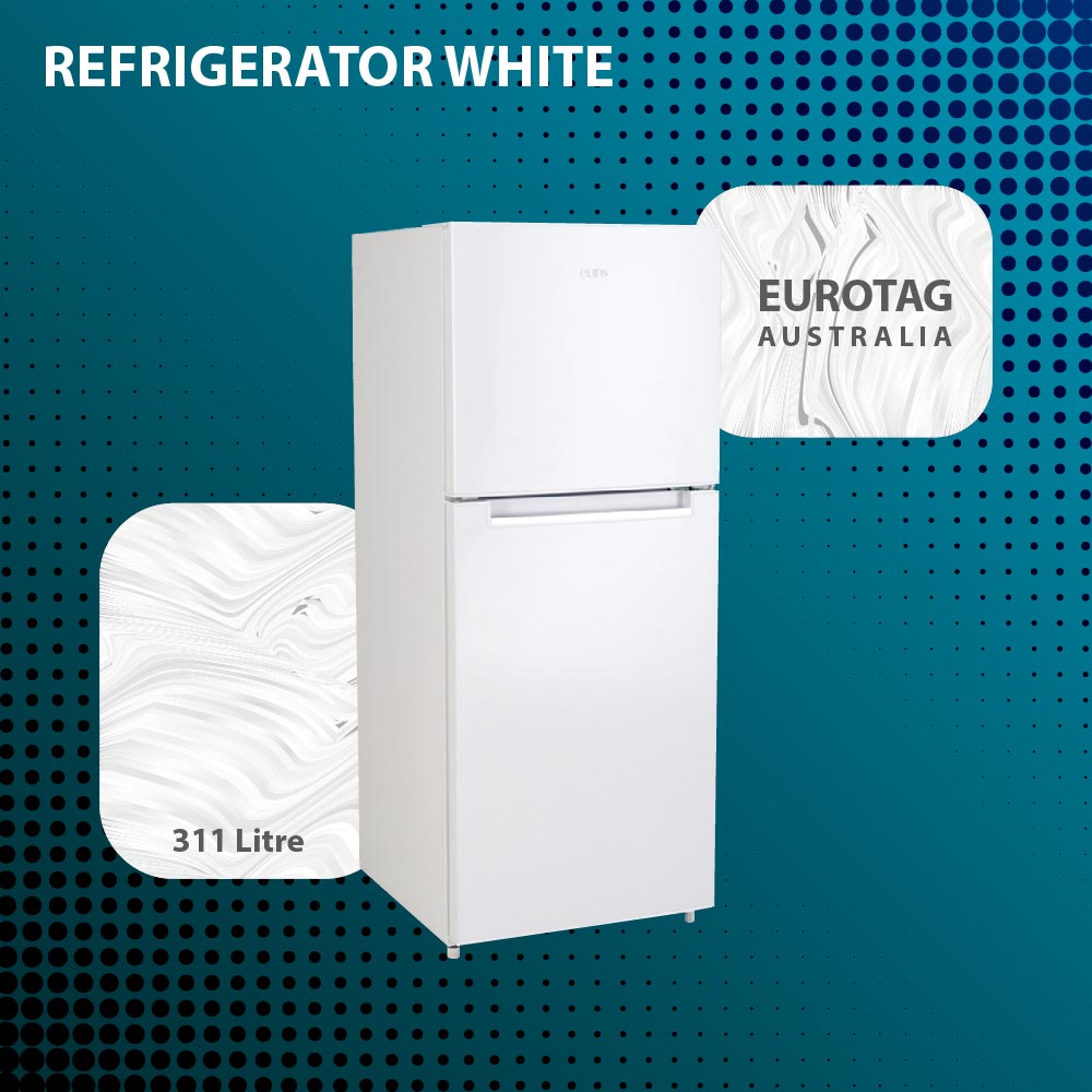 EUROTAG 311 Liter Refrigerator White- EF311WH