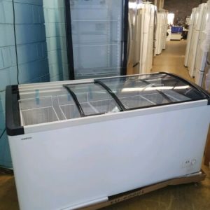 GLASS DOOR 610 LTR CHEST FREEZER SLIDING DOORS
