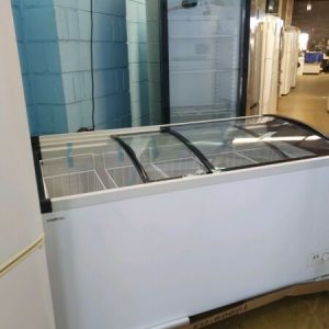 GLASS DOOR 610 LTR CHEST FREEZER SLIDING DOORS