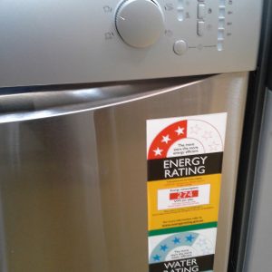 Euro tag 60cm Freestanding S/S Dishwasher 6 Program, Model:W60A1A401A BRAND NEW