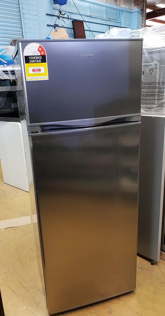 Eurotag Refrigerator FRIDGE FREEZER Stainless Steel-EU-218FS 218LT