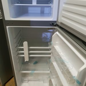 Eurotag Refrigerator FRIDGE FREEZER Stainless Steel-EU-218FS 218LT