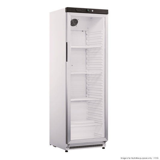 Commercial Upright Glass Door Fridge_350L