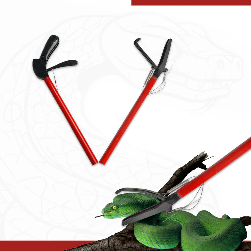 Snake Grabber Tool 72inches Professional extra heavy duty foldable stainless steel snake catcher tool picker snake stick reptile grabber snake holding tongs with lock