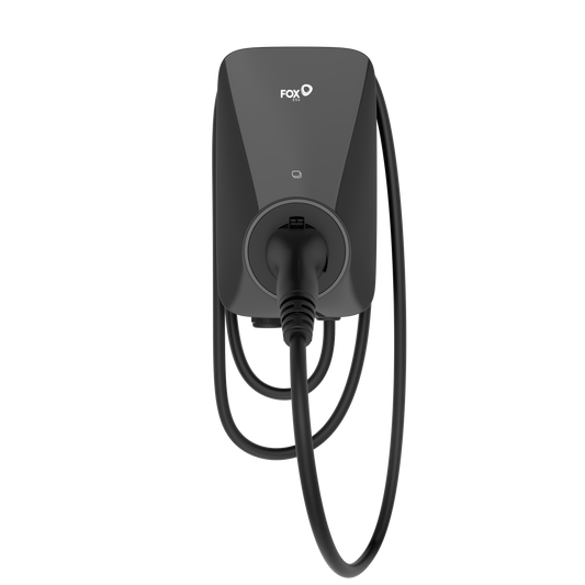 FOXESS EV Charger A Series Black 22kW Plug 6m Cables 3Phase w/Bluetooth+RFID+WIFI+OCPP 1.6+LAN