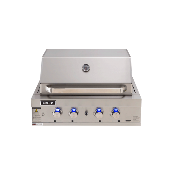 4 Burner Built-In BBQ + Hood- EAL900RBQ