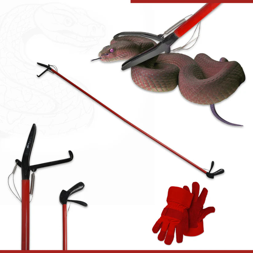 Snake Grabber Tool 72inches Professional extra heavy duty foldable stainless steel snake catcher tool picker snake stick reptile grabber snake holding tongs with lock