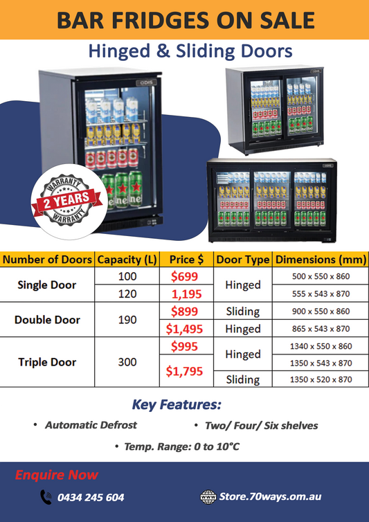 Bar Fridges on Sale