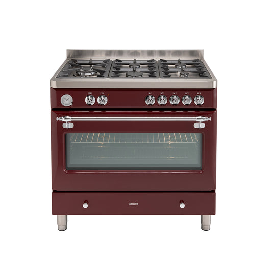 EuroTag 90cm Dual Fuel Royal Chiantishire Burgundy – ECSH900BG