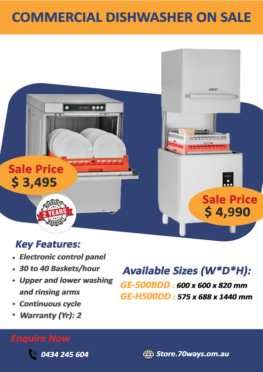 Commercial Dishwasher On Sale